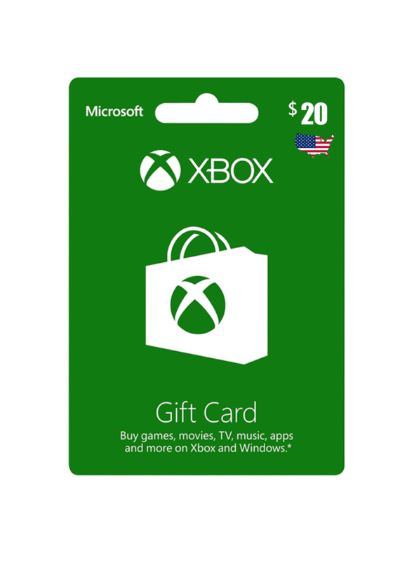 Xbox 20 USD Gift Card (United States) - Digital Key