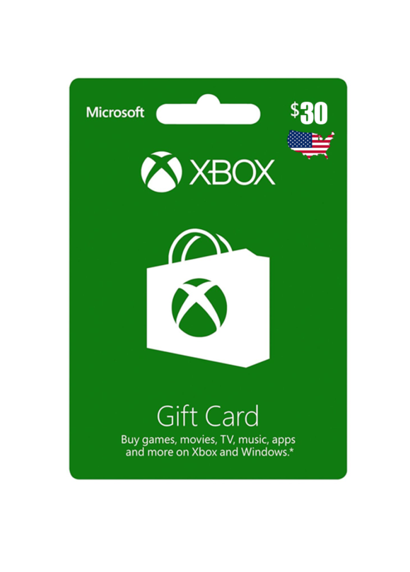 Xbox 30 USD Gift Card (United States) - Digital Key